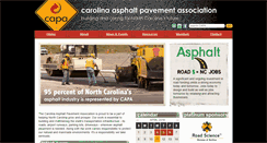 Desktop Screenshot of carolinaasphalt.org